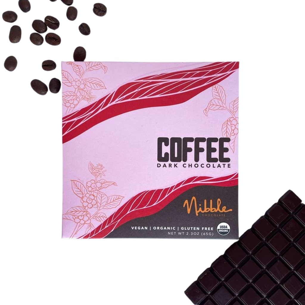 ちょこページ Coffee Chocolate Bar | Nibble Chocolate