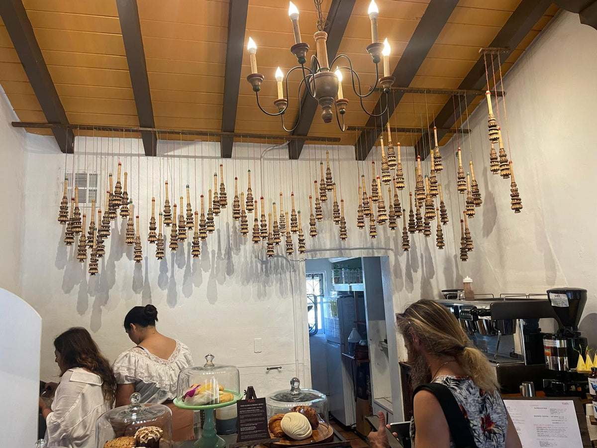 Handcrafted chocolate display inside Nibble Old Town