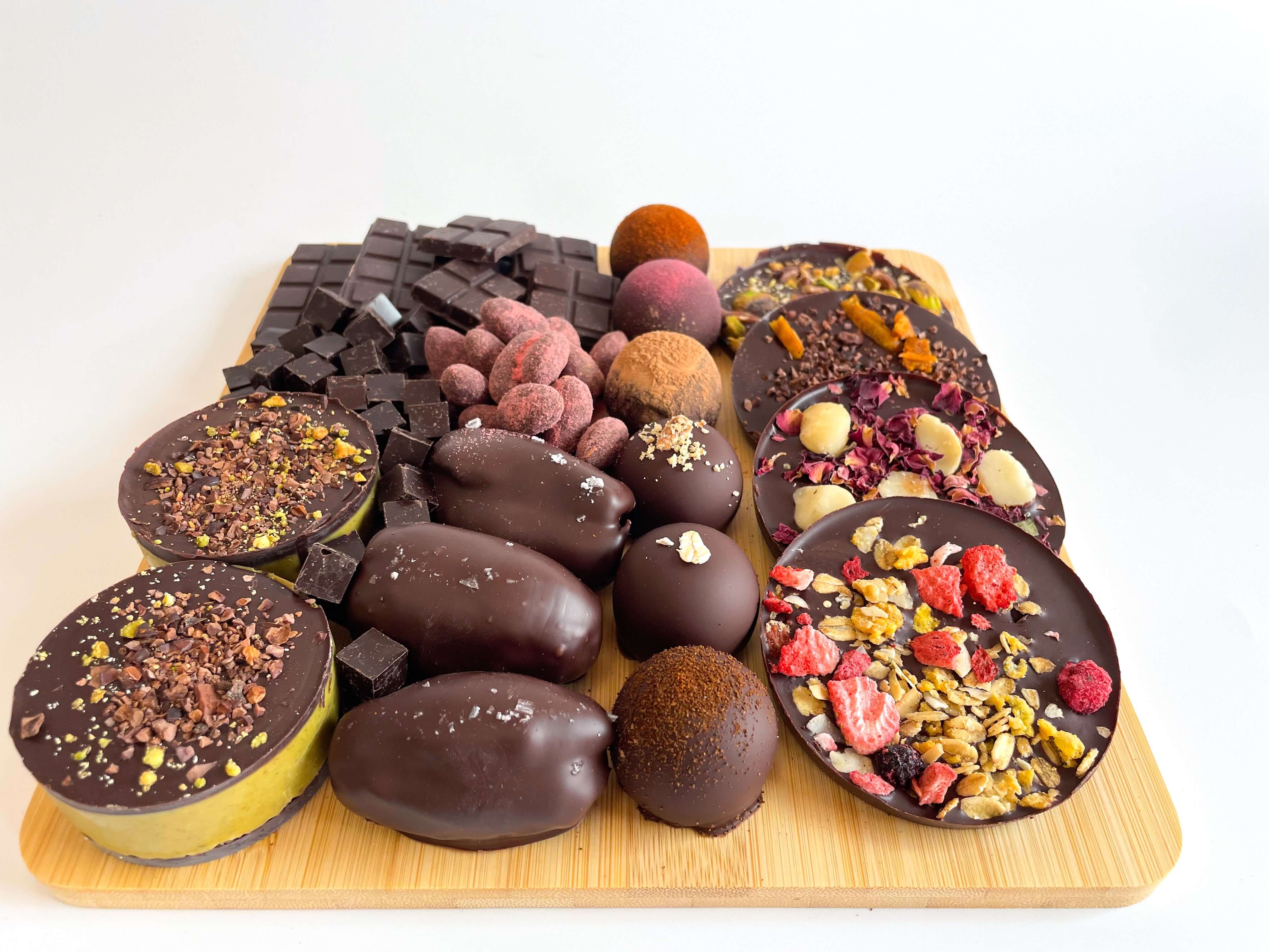 Chocolate Board | Artisanal Vegan Gourmet Treats – Nibble Chocolate