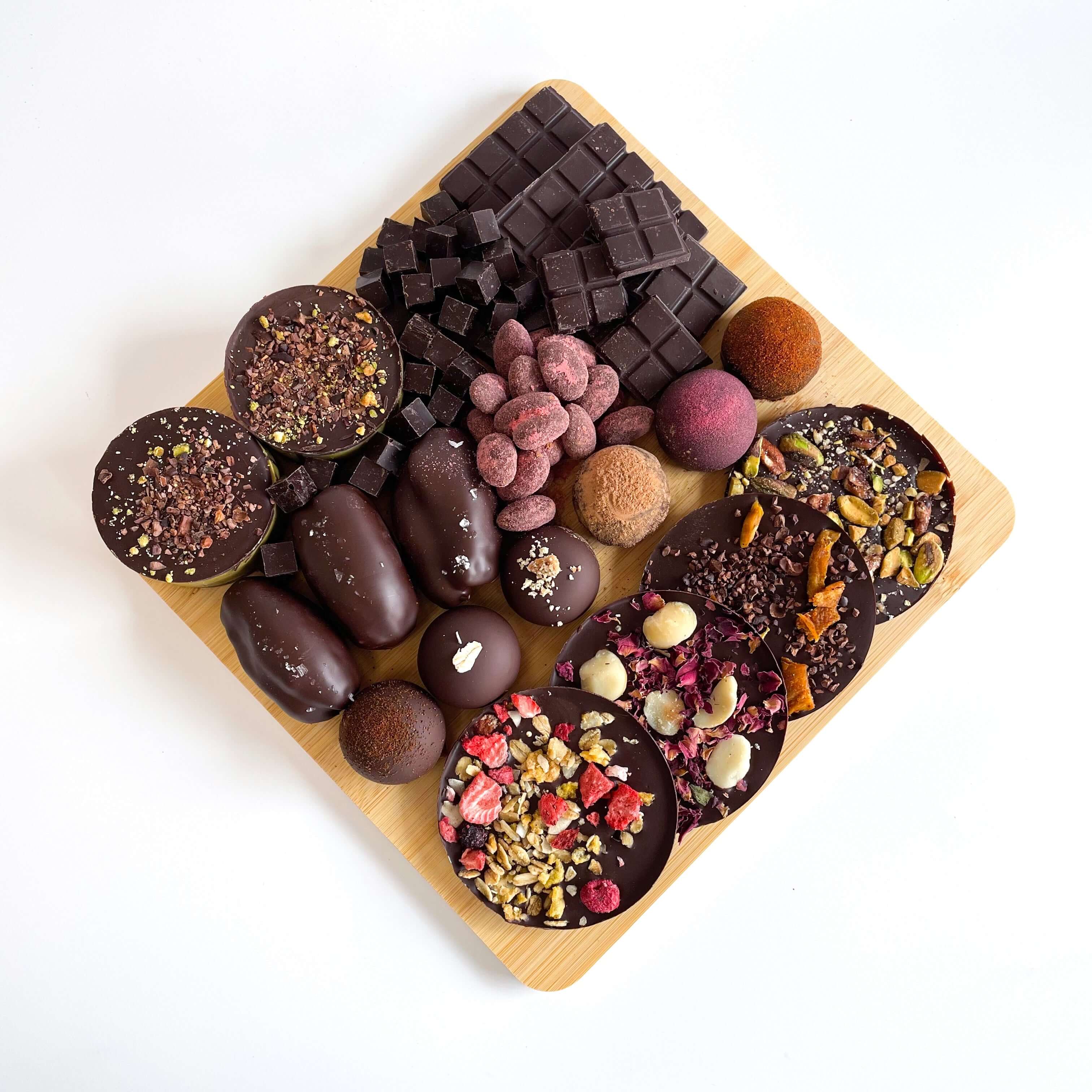 Chocolate Board | Artisanal Vegan Gourmet Treats – Nibble Chocolate
