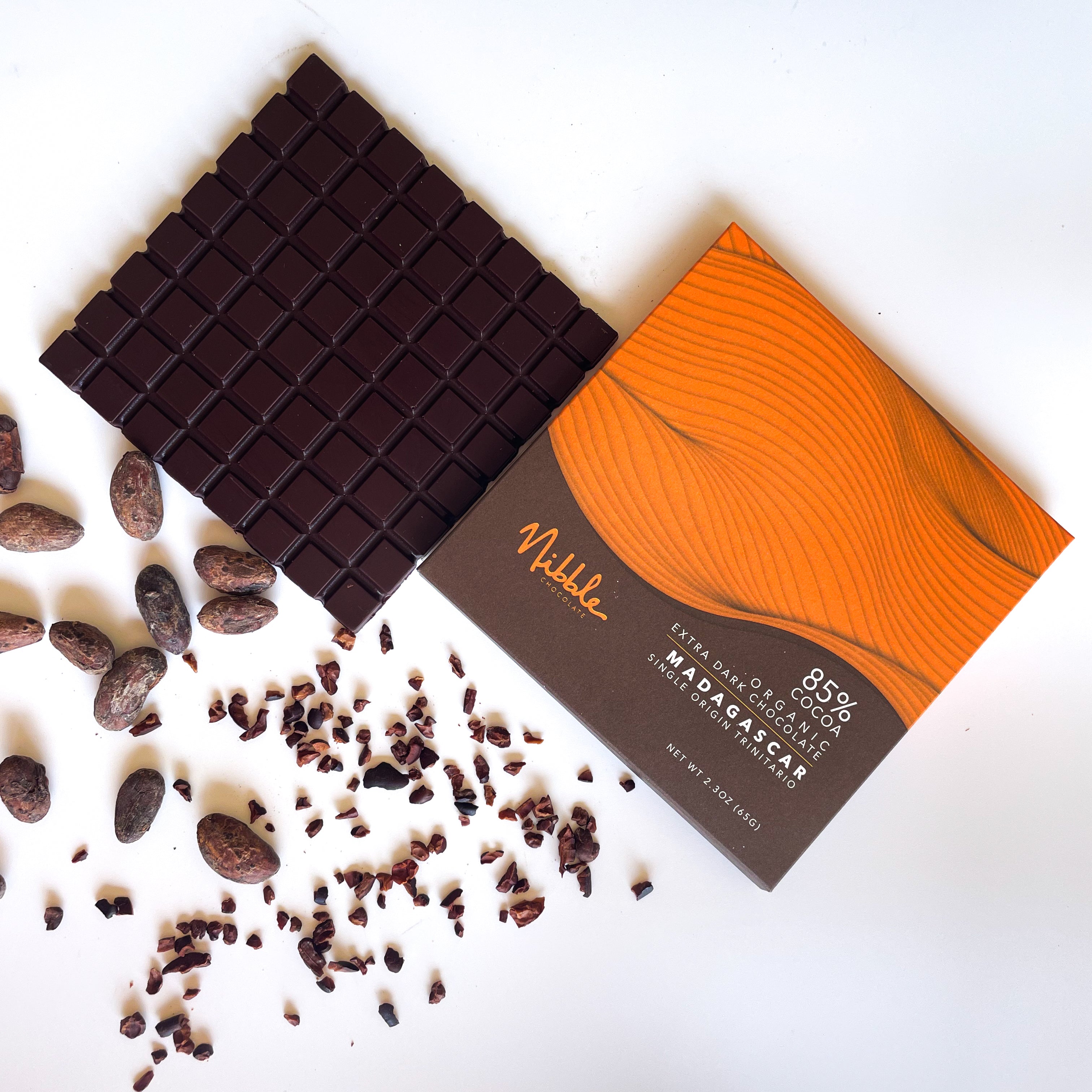 Extra Dark Chocolate 85% Cocoa - Organic Nibble Delight – Nibble